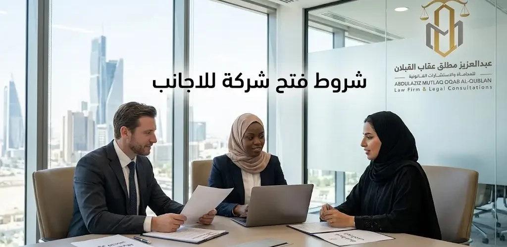 شروط فتح شركة في السعودية للاجانب
